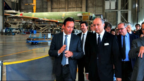 Airbus. Brégier et Fabius diplomatie commerciale