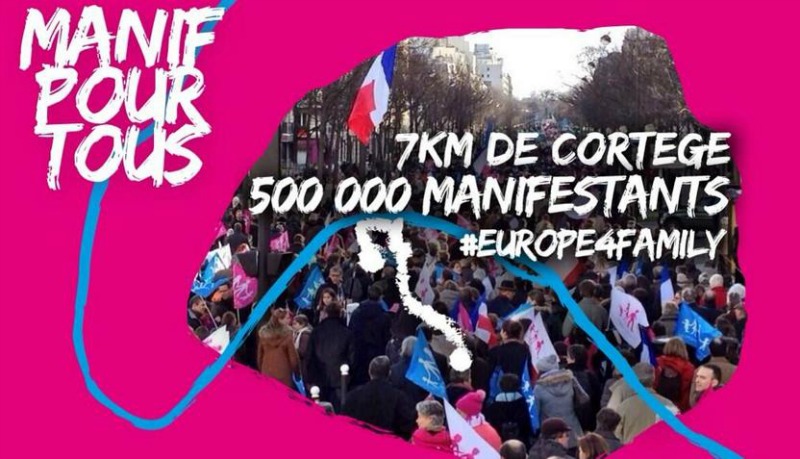 Succès de la manif pour tous à Paris