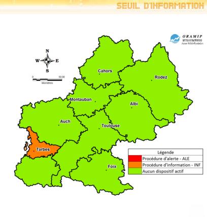 Alerte pollution à Tarbes ce samedi 21 novembre