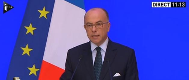 « La République détruira les terroristes » Cazeneuve