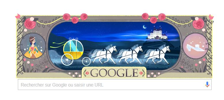 Google célèbre Charles Perrault pour son 388e anniversaire