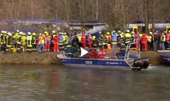Accident de train en Allemagne : plusieurs morts mais bilan incertain
