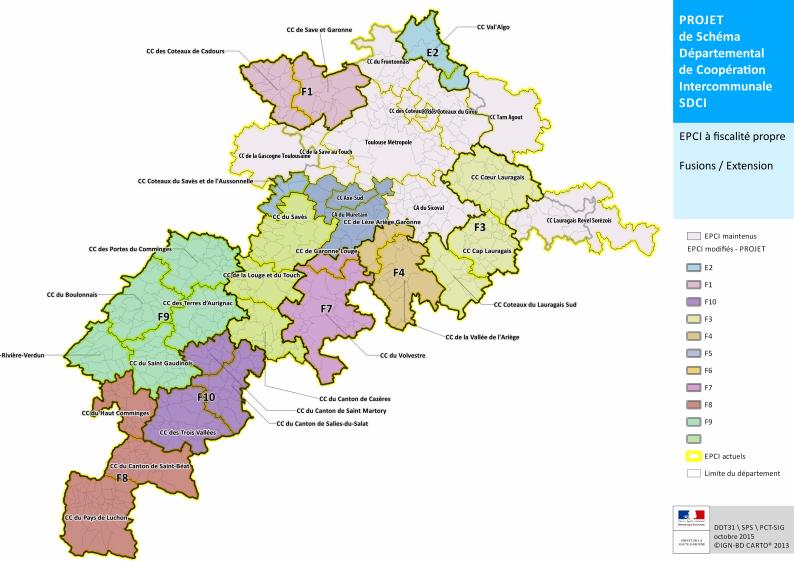 Communautés et syndicats de communes : le futur visage de la Haute Garonne