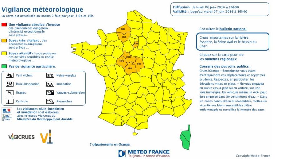 Risque d'orages de grêle lundi soir sur la Haute Garonne