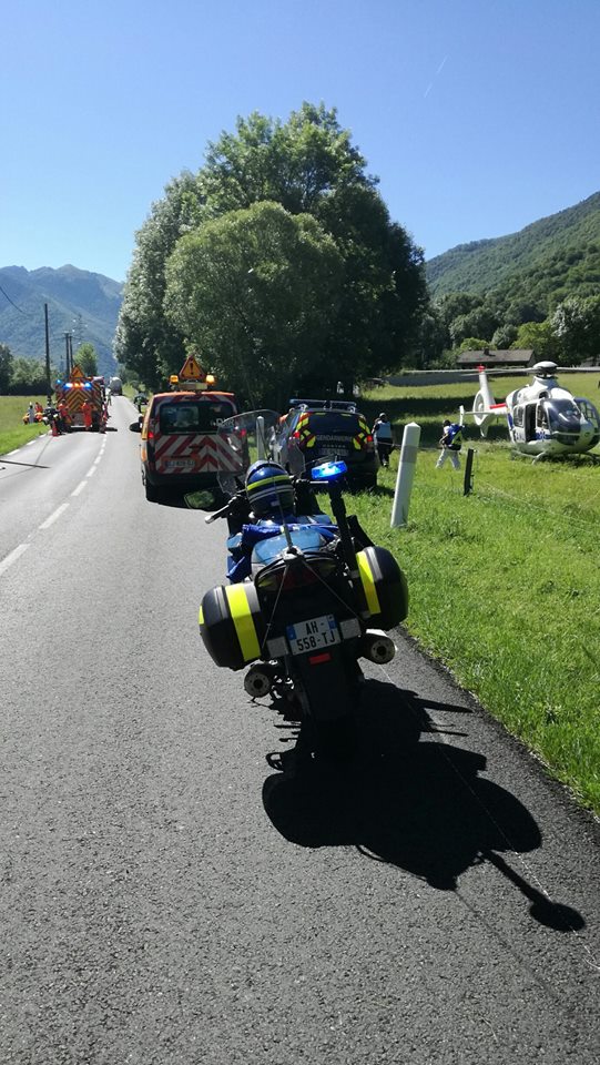 Une cycliste grièvement blessée héliportée à l'hôpital Purpan