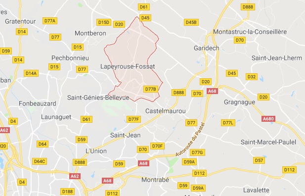 Un motard blessé dans un accident de la route à Lapeyrouse Fossat au nord de Toulouse