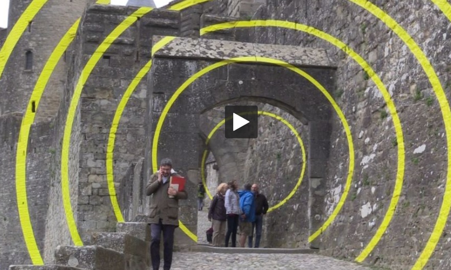 Les cercles de Varini, l'expo qui interroge Carcassonne