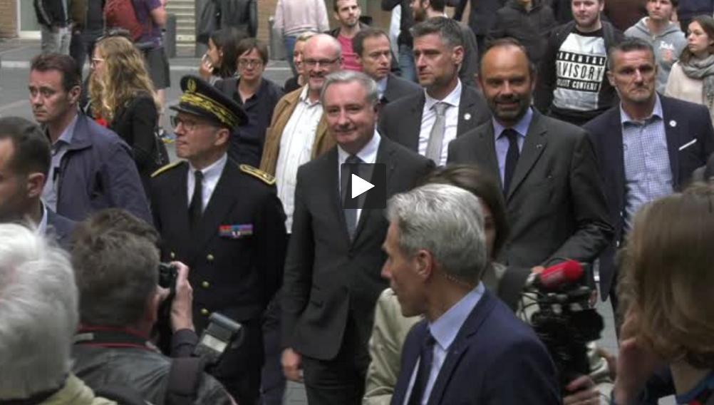 Edouard Philippe poursuit sa visite à Toulouse