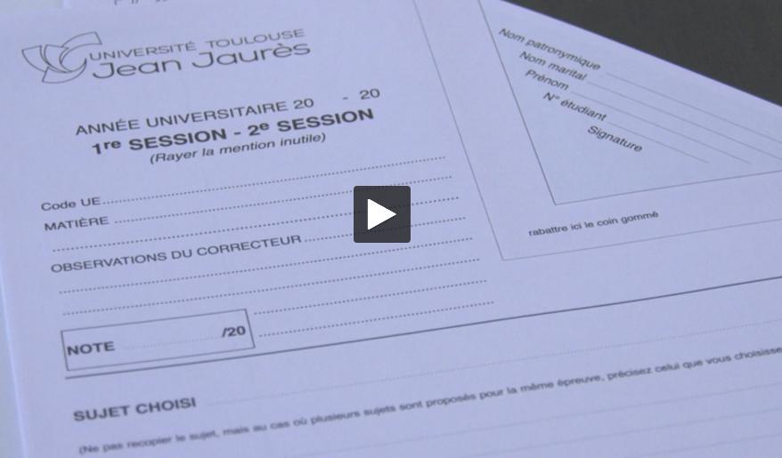 à l'Université Jaurès de Toulouse, les examens se sont passés dans le calme