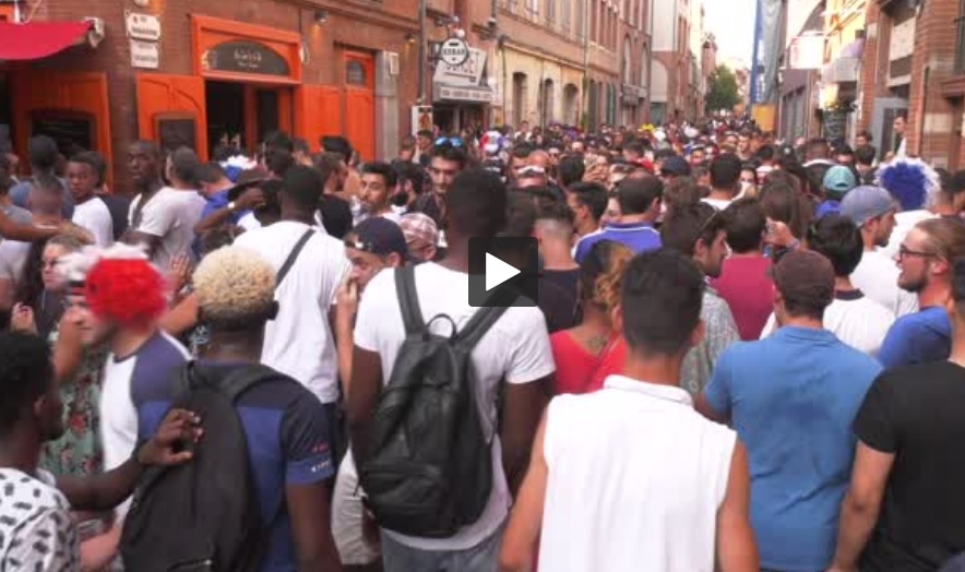 Toulouse et toute l'Occitanie a fêté la victoire des Bleus en Coupe du monde