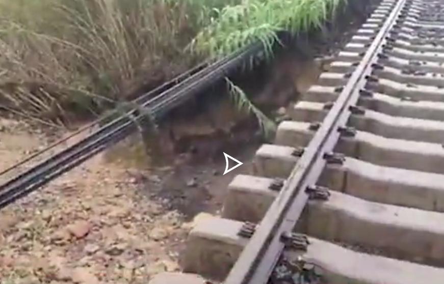 La ligne SNCF Toulouse Montpellier - Toulouse Espagne coupée