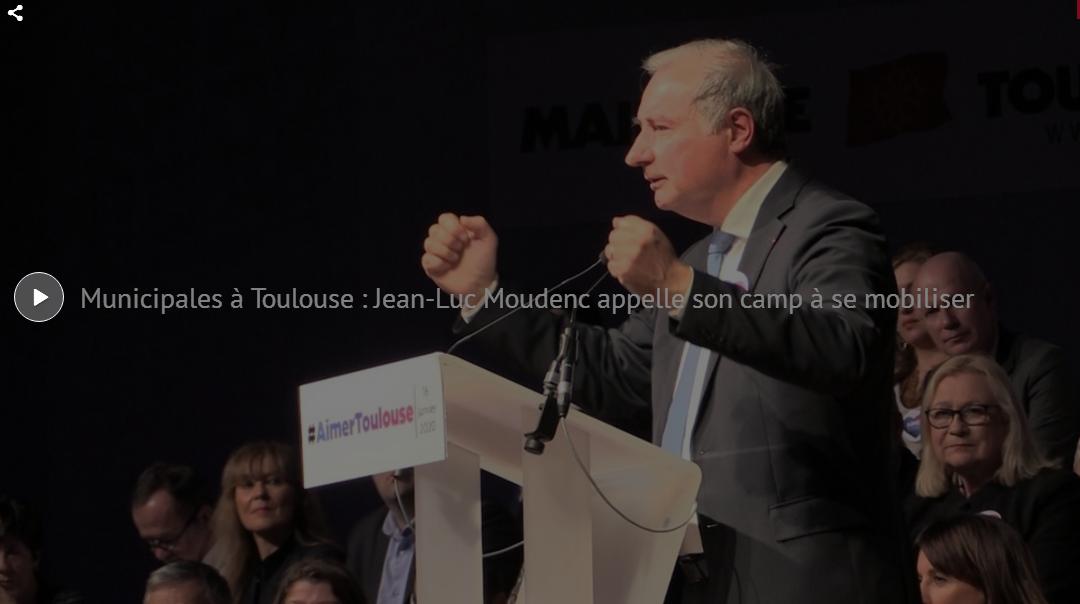 Moudenc campagne municipales Toulouse 2020