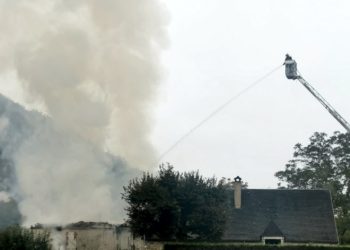 Dans le Lot un violent incendie mobilisé les pompiers plus de 24 heures