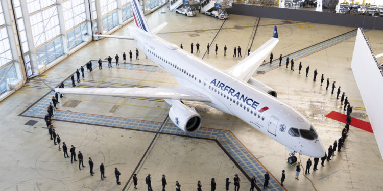 Premiers vols commerciaux pour l’Airbus A220-300 d’Air France