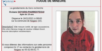 Avis de recherche après une fugue de mineure dans le Gers