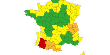 Météo France place 2 départements en alerte vigilance Rouge