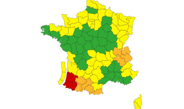 Météo France place 2 départements en alerte vigilance Rouge