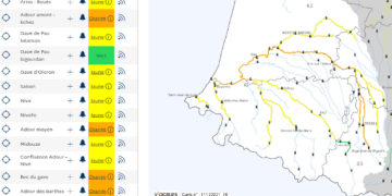 Météo France maintient le Gers et les Hautes Pyrénées en alerte vigilance orange