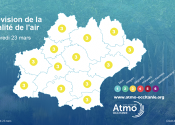 Ozone air Toulouse conseil personnes sensibles