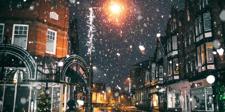 La neige sur Toulouse ce lundi