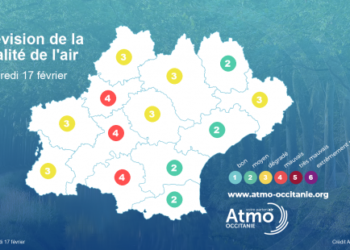 Mauvaise qualité de l'air ce vendredi en Haute Garonne, Ariège et Tarn et Garonne