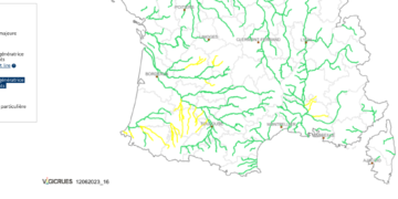 Crues Inondations, la Haute Garonne passe en alerte vigilance jaune