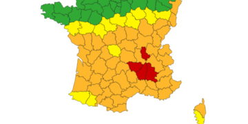 Météo France place 4 départements en alerte rouge canicule