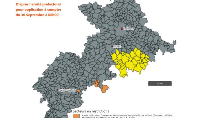 Sécheresse, la préfecture annonce de nouvelles restrictions en Haute Garonne