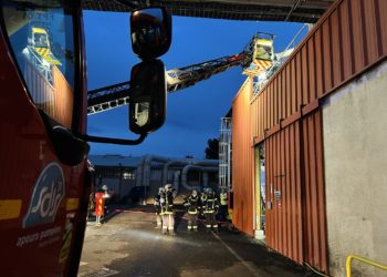 Des dizaines de pompiers mobilisés pour éteindre un incendie qui menaçait de faire exploser un immense silo