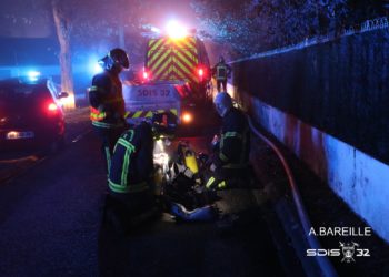 Violent incendie à Condom, un homme grièvement blessé sauvé des flammes