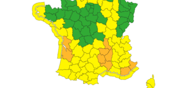 Tempête Monica : 9 départements en alerte météo vigilance orange