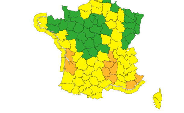 Tempête Monica : 9 départements en alerte météo vigilance orange