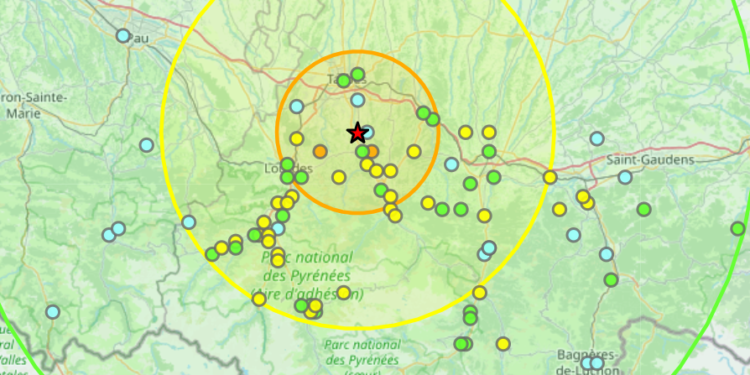 Un tremblement de terre de 4.7 sur l'échelle de Richter à Tarbes