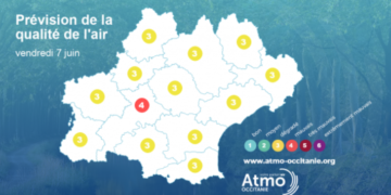 Indice qualité de l'air qualifié de "Mauvais" à Toulouse