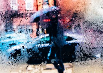 person holding umbrella