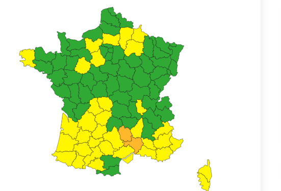 L'Alerte météo prolongée et étendue en Haute Garonne