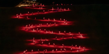 Descentes aux flambeaux dans les stations de ski des Pyrénées ce 20 février
