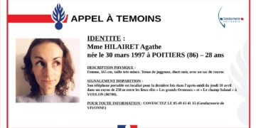 Les recherches se poursuivent pour retrouver la Joggeuse disparue dans la Vienne