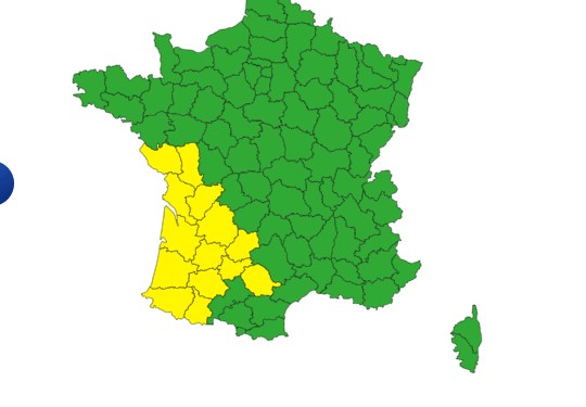 Plusieurs départements de l'ouest Occitanie en alerte canicule ou orages