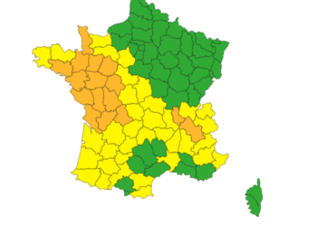 16 départements placés en vigilance orange canicule par Météo France