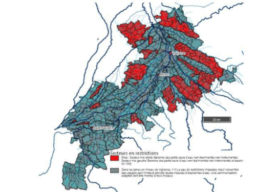 Le spectre d'une sécheresse pousse la préfecture à restreindre l'usage des eaux