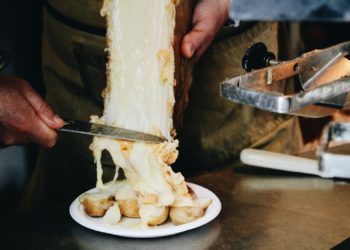 Manger sa raclette au bureau le midi