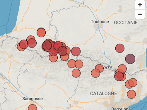 Nombreux et légers tremblements de terre près de Luchon ces derniers jours