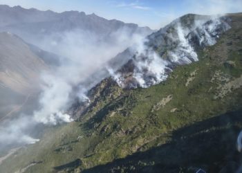 Un hélicoptère bombardier d’eau mobilisé pour un incendie près de Barèges