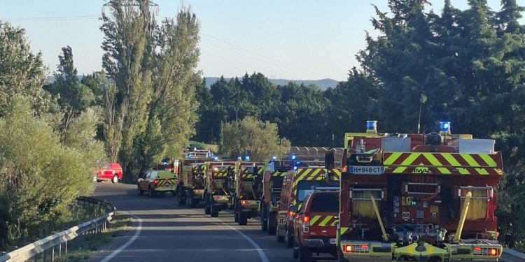 Des pompiers d'Occitanie en renfort dans le Var