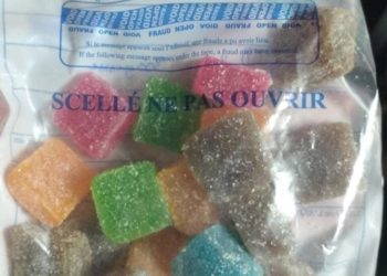 La drogue était cachée dans les bombons