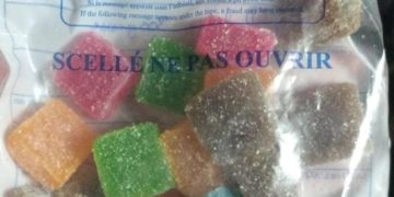 La drogue était cachée dans les bombons