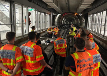 Comment les pompiers se préparent à une intervention dans le métro de Toulouse