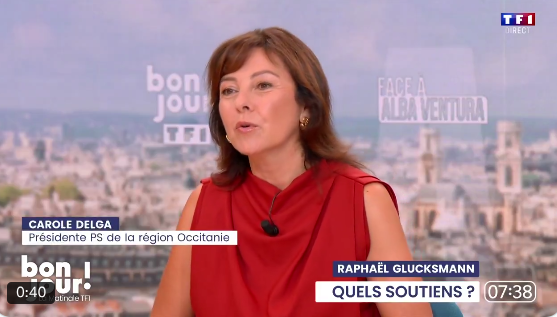 Carole Delga apporte son soutien à Raphaël Glucksmann