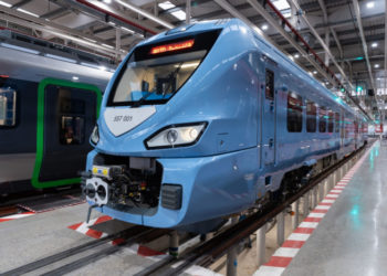CAF France présente pour la première fois au grand public son train électrique